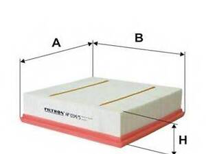 Воздушный фильтр FILTRON AP0345 на MERCEDES-BENZ B-CLASS (W246, W242)