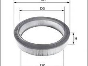 Воздушный фильтр MECAFILTER EL3323 на FIAT STRADA II (138A)