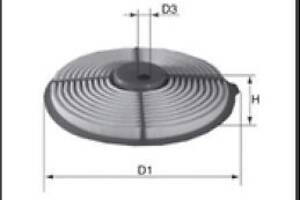 Повітряний фільтр Mecafilter EL3800
