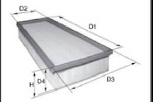 Повітряний фільтр Mecafilter ELP3967