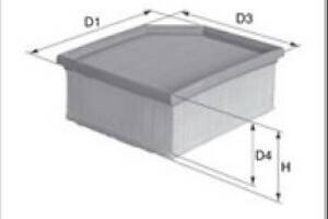 Повітряний фільтр Mecafilter ELP9329