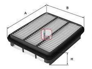 Воздушный фильтр SOFIMA S3222A на MITSUBISHI SIGMA (F2_A, F1_A)