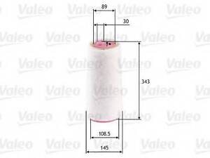 Воздушный фильтр VALEO 585617 на BMW 5 седан (E60)