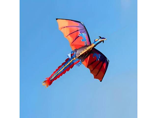 Повітряний змій Дракон 3D RESTEQ — яскравий кайт для активного відпочинку на природі - Фото 4