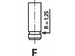 Впускной клапан двигателя R6281SNT