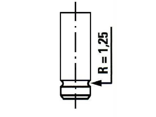 Впускной клапан OPEL COMBO (71_) / OPEL ASTRA F (T92) 1982-2009 г.