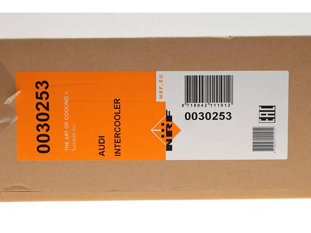 Впускний охолоджувач повітря NRF 30253 Seat Ibiza, Toledo; Audi A1; Skoda Rapid, Fabia, Roomster; Volkswagen Polo 6RF145 - Фото 2