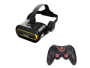 VR Очки виртуальной реальности для смартфонов с джостиком Inspire VR Park Terios T3 Black