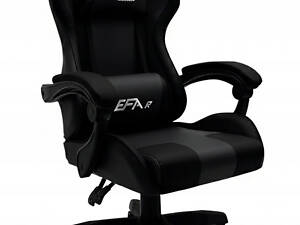 Обертове ігрове крісло для офісу, чорне, сучасне KL-432