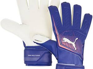 Вратарские перчатки Puma ULTRA Match RC синий, белый Уни 9 041951-01 9