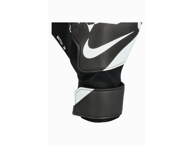 Воротарські рукавички Nike NK GK MATCH JR - HO24 (HQ0258-010) дит 6 (17.6 см) Чорно/білі (197600447523) - Фото 4