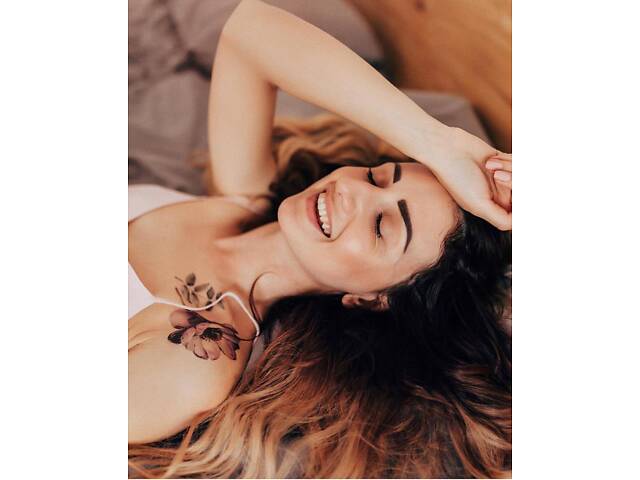 Временная татуировка 'Летние цветы' А5 - Фото 2