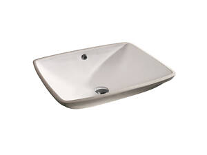 Врізна раковина під стільницю EGE Vitrifiye Pinara 565x170x430мм (91561) Білий