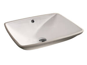 Врізна раковина під стільницю EGE Vitrifiye Pinara 565x170x430мм (91561) Білий