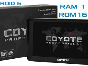 GPS навигатор COYOTE 820 TORR PRO TYPE C 1Gb 16Gb на Андроид с картами Европы для дальнобойщиков и легковых автомобилей