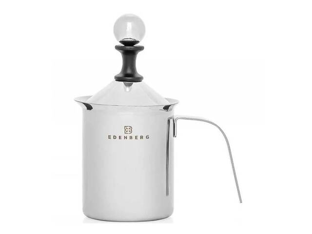 Вспениватель для молока 400 мл из нержавеющей стали Edenberg EB-8917 - Фото 1