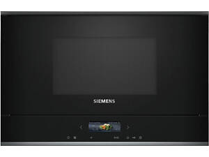Вбудована мікрохвильова піч Siemens BE732R1B1 21 л чорна