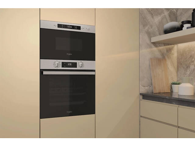 Вбудована мікрохвильова піч Whirlpool MBNA900X 22 л чорна - Фото 4