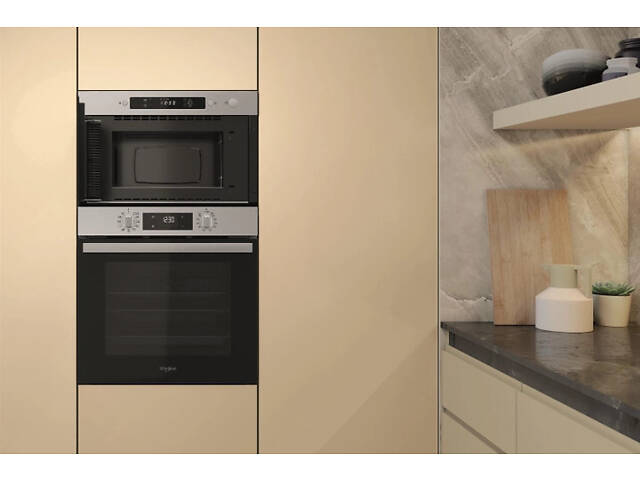 Вбудована мікрохвильова піч Whirlpool MBNA900X 22 л чорна - Фото 5