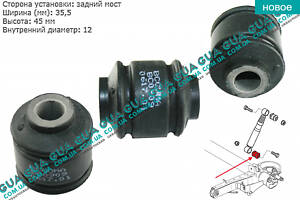 Втулка / сайлентблок заднего амортизатора ( стойки ) нижняя 1 шт BC0909 Citroen / СИТРОЭН JUMPY 1995-2004 / ДЖАМПИ 1, Ci