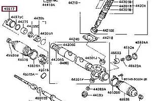 Втулка рулевой рейки 4551733021
