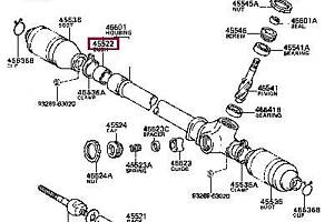 Втулка рулевой рейки 4552217020