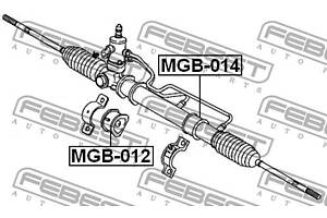 Втулка рульової рейки MITSUBISHI MIRAGE / MITSUBISHI COLT (CA_A) 1991-2007 г.