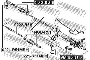 Втулка рульової рейки NISSAN XTERRA (N50) 2004-2012 г.