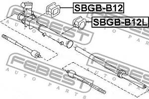 Втулка рульової рейки SUBARU LEONE / SUBARU IMPREZA (GG) 1984-2012 г.