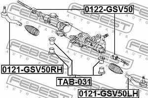 Втулка рульової рейки TOYOTA CAMRY (_V3_) / TOYOTA YARIS (_P9_) 1996-2018 г.