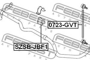 Втулка стабилизатора SUZUKI APV / SUZUKI LIANA / SUZUKI FORENZA 2001-2008 г.