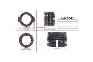 Втулка уплотнительная ГУР 24,00/33,50/37,00*5,00/23,00 тип 7A L-M6041 RENAULT Megane II 03-09, Kangoo 97-07, Scenic II 0