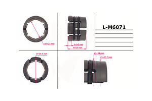 Втулка ущільнювальна ГПК 27,00/34,70/35,50*5,00/25,00 тип 7B L-M6071 TOYOTA RAV4 05-13, RAV4 13-18, RAV4 HYBRID 15-18; MITSUBISHI Outlander 15-21; LEXUS NX 14-21