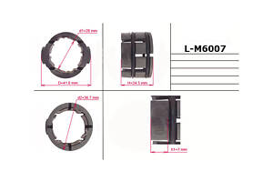Втулка ущільнювальна ГПК 28,00/37,00/41,60*7,00/24,50 тип 7A L-M6007