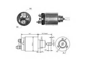 Втягуюче реле, CG136369, BO, 12V ERA ZM777 на RENAULT CLIO (B/C57_, 5/357_)