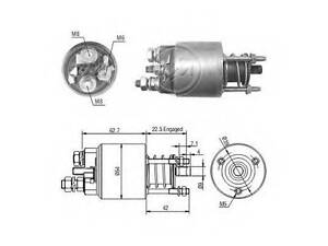 Втягуючі реле, CG234733 LU-MM, 12V ERA ZM4395 на FIAT PANDA Van (141_)