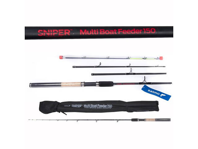 Вудилище фідерне Salmo SNIPER MULTI BOAT FEEDER 150 2.10 / 2.40 (4115-210-240) - Фото 1