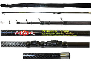 Вудочка Mikado Princess Carbon тест 5 3.6м 20г (Princ-360з/к)