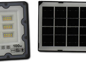 Вуличний ліхтар на стовп на сонячній панелі 100W XPRO JX-007 (43783-JX 007_462)