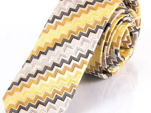 Вузька шовкова червона краватка Schonau (Шонау) - 22