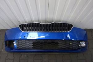 Бампер передний Skoda Fabia 3 III 6V0 Lift 18-21