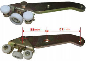 VW T4 90-04 нижний ролик (длинная лапка) правой сдвижной боковой двери.