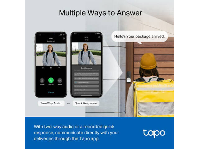 Відеодомофон TP-Link Tapo D230S1 (TAPO-D230S1) - Фото 8