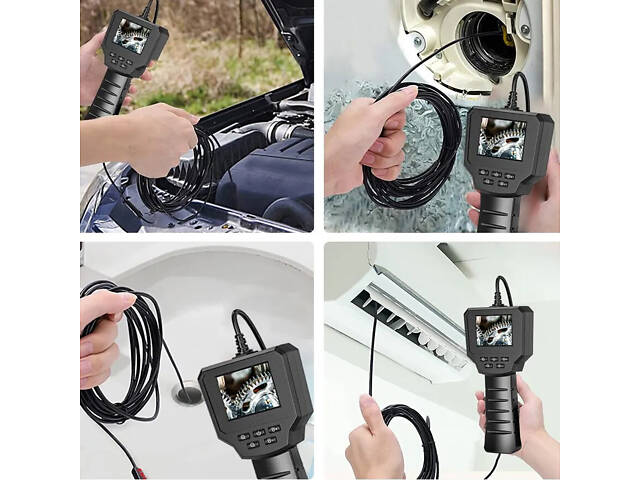 Відеоендоскоп, 2.4', 2Mp, 1920x1080, 5м. Прилад для дослідження важкодоступних місць - Фото 5