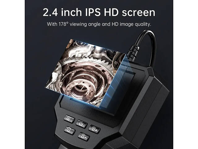 Відеоендоскоп, 2.4', 2Mp, 1920x1080, 5м. Прилад для дослідження важкодоступних місць - Фото 7