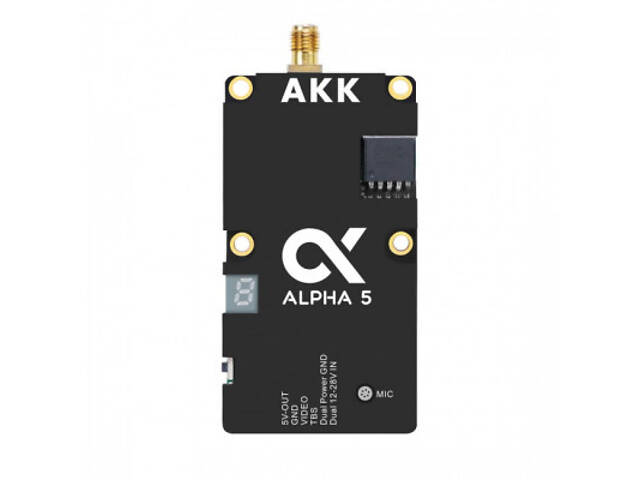 Відеопередавач (VTX) AKK Alpha 5 5W 5.8GHz 80CH (58G5VTX) - Фото 1