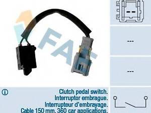 Выключатель, привод сцепления (Tempomat) FAE 24907 на CITROËN C4 II (B7)