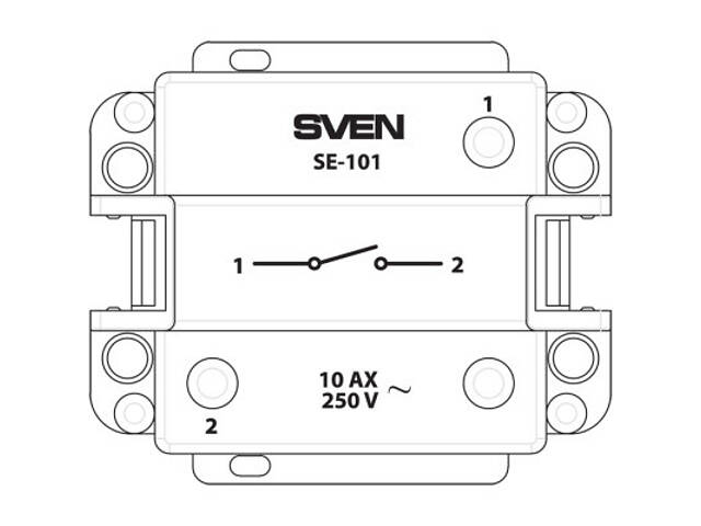 Вимикач Sven SE-101 ivory (7100070) - Фото 5