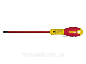 Викрутка плоска діелектрична ізольвана STANLEY 'FatMax' : шліц SL5,5 х 150 мм, корпус VDE до 1000V