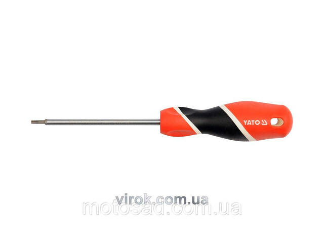 Викрутка зіркова прецизійна YATO : 'TORX' T8 x 75 мм [12/96/384] - Фото 1